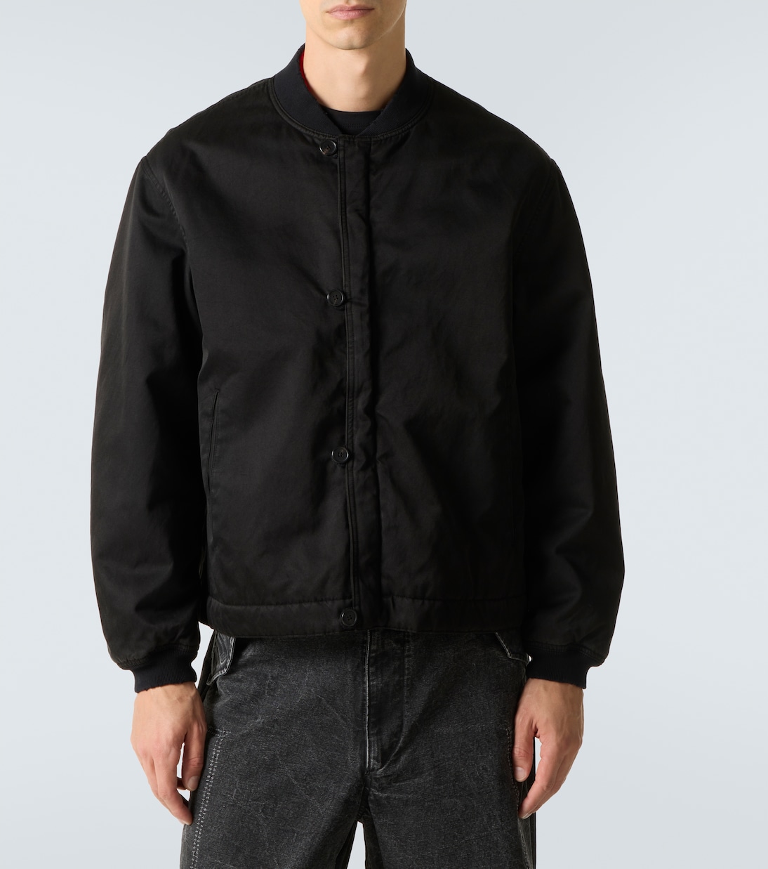 Silk and cotton bomber jacket | A.Presse