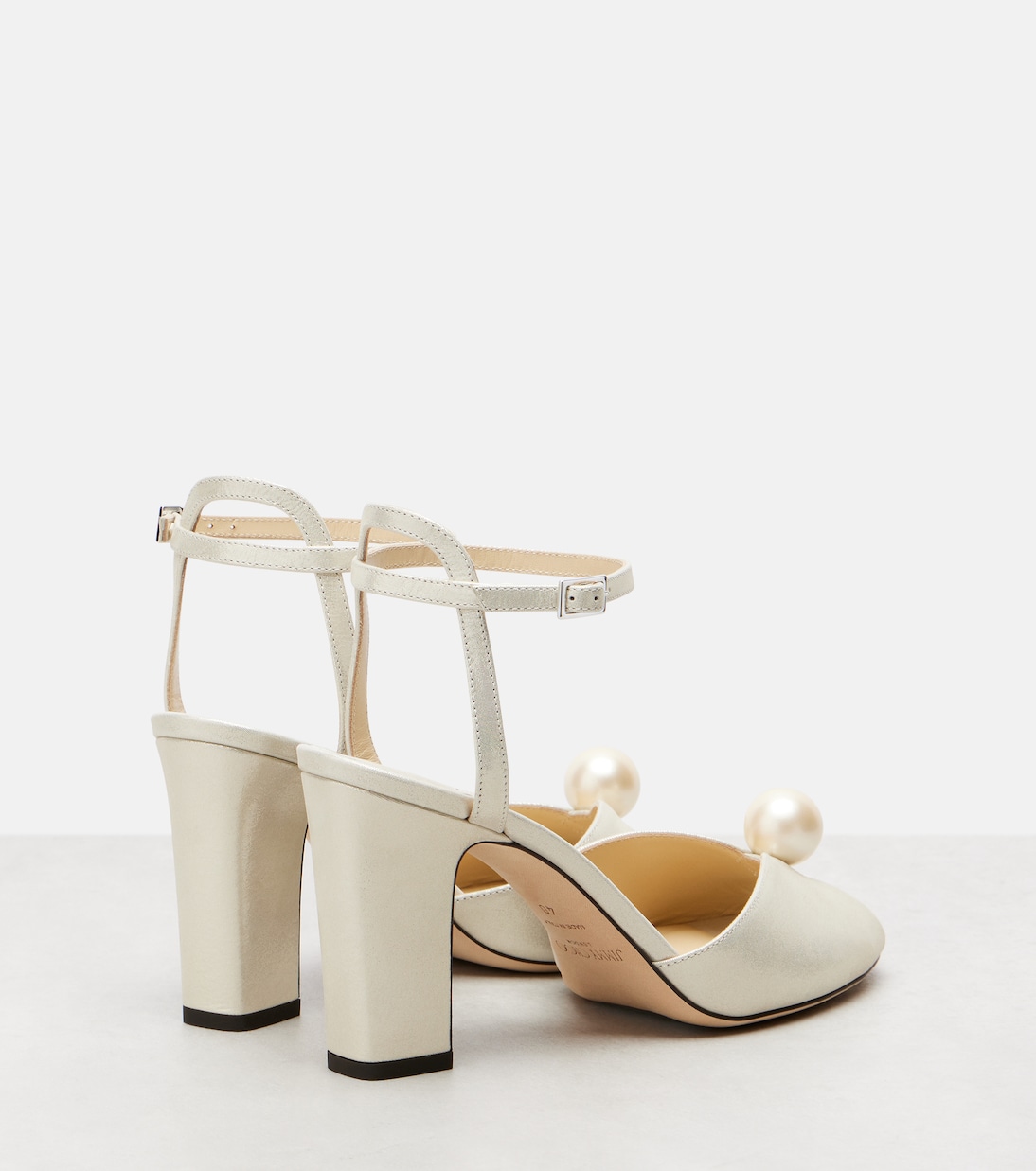 Sacaria 85 leather sandals | Jimmy Choo