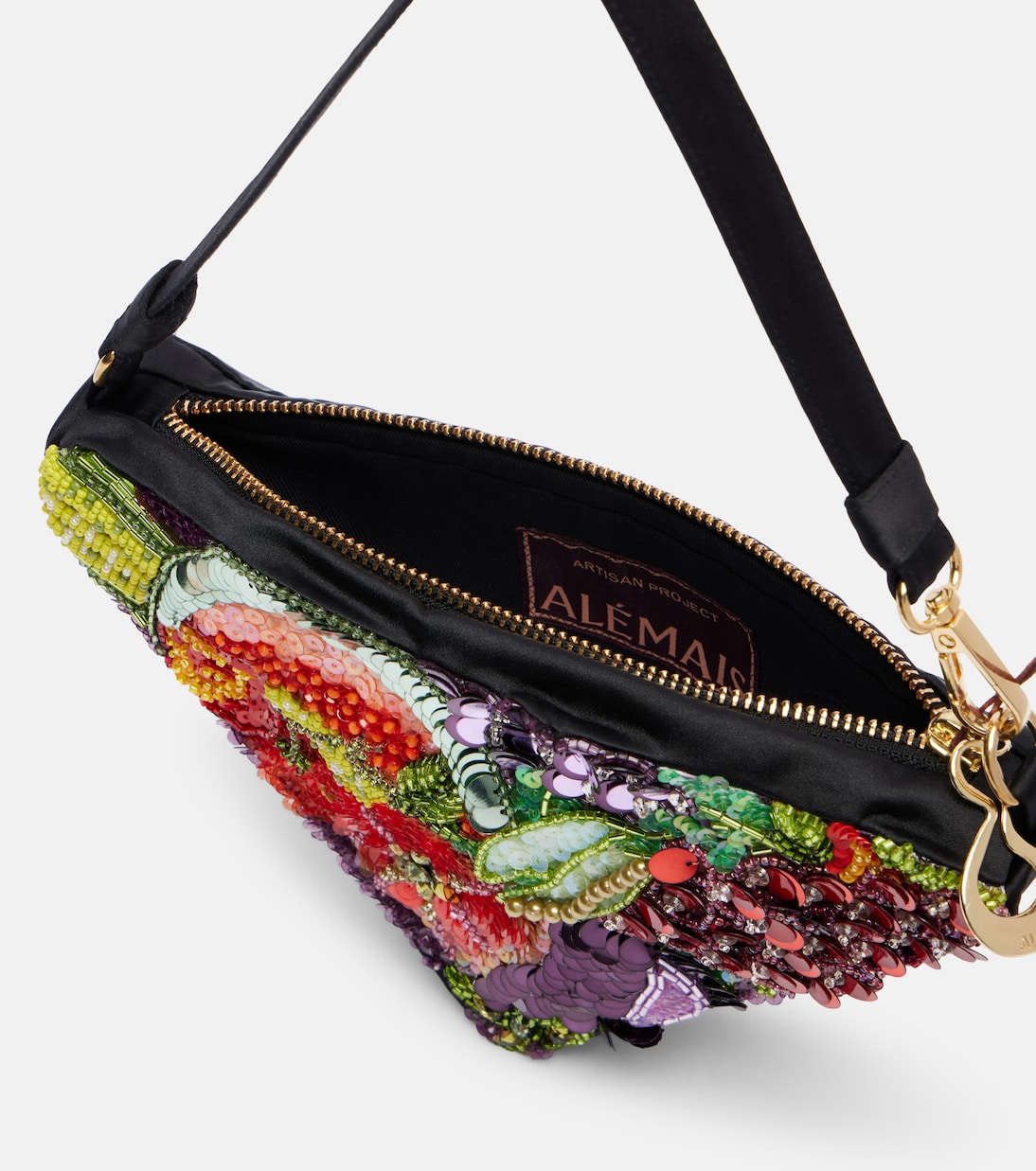 Verzierte Schultertasche Mercado Small | Alémais