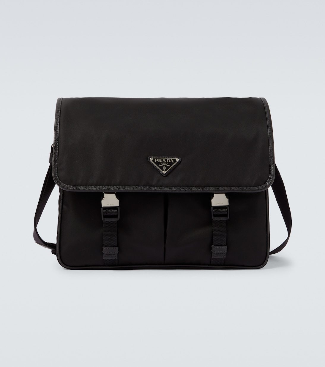 Messenger Bag aus Re-Nylon mit Leder | Prada
