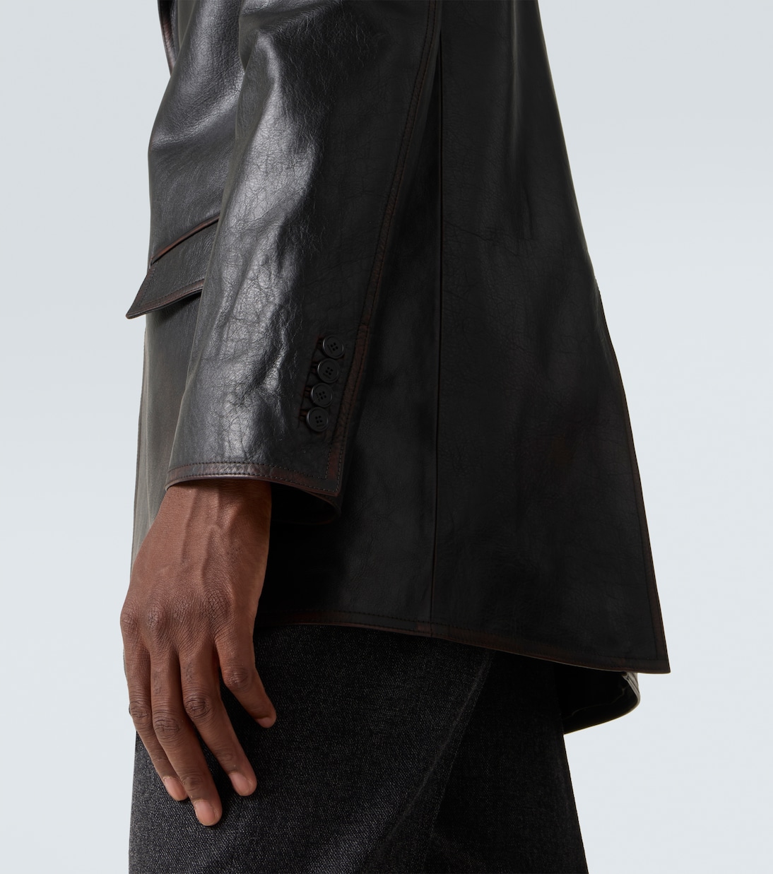 Blazer aus Leder | Gucci