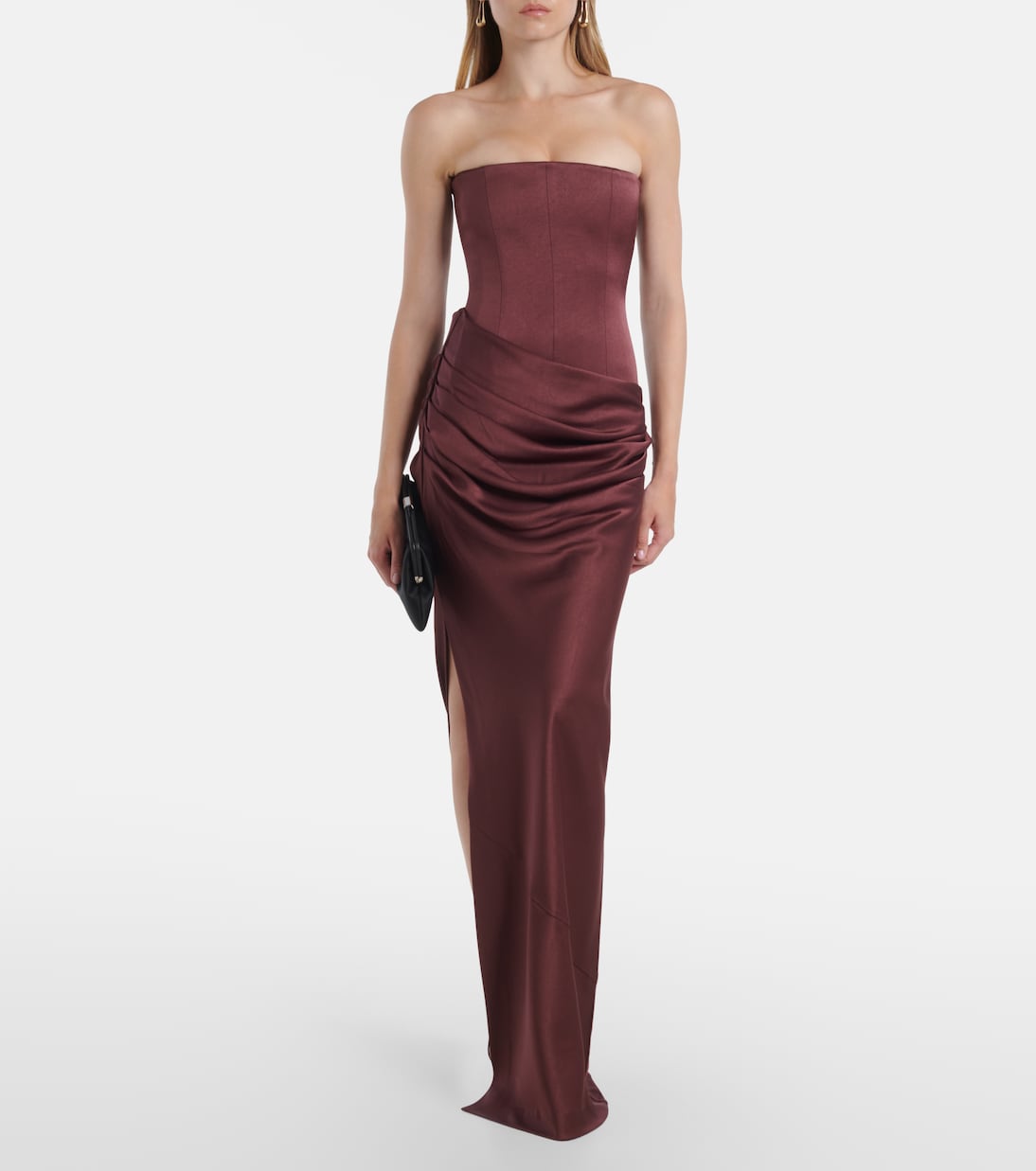 Robe aus Crêpe-Satin | Alex Perry