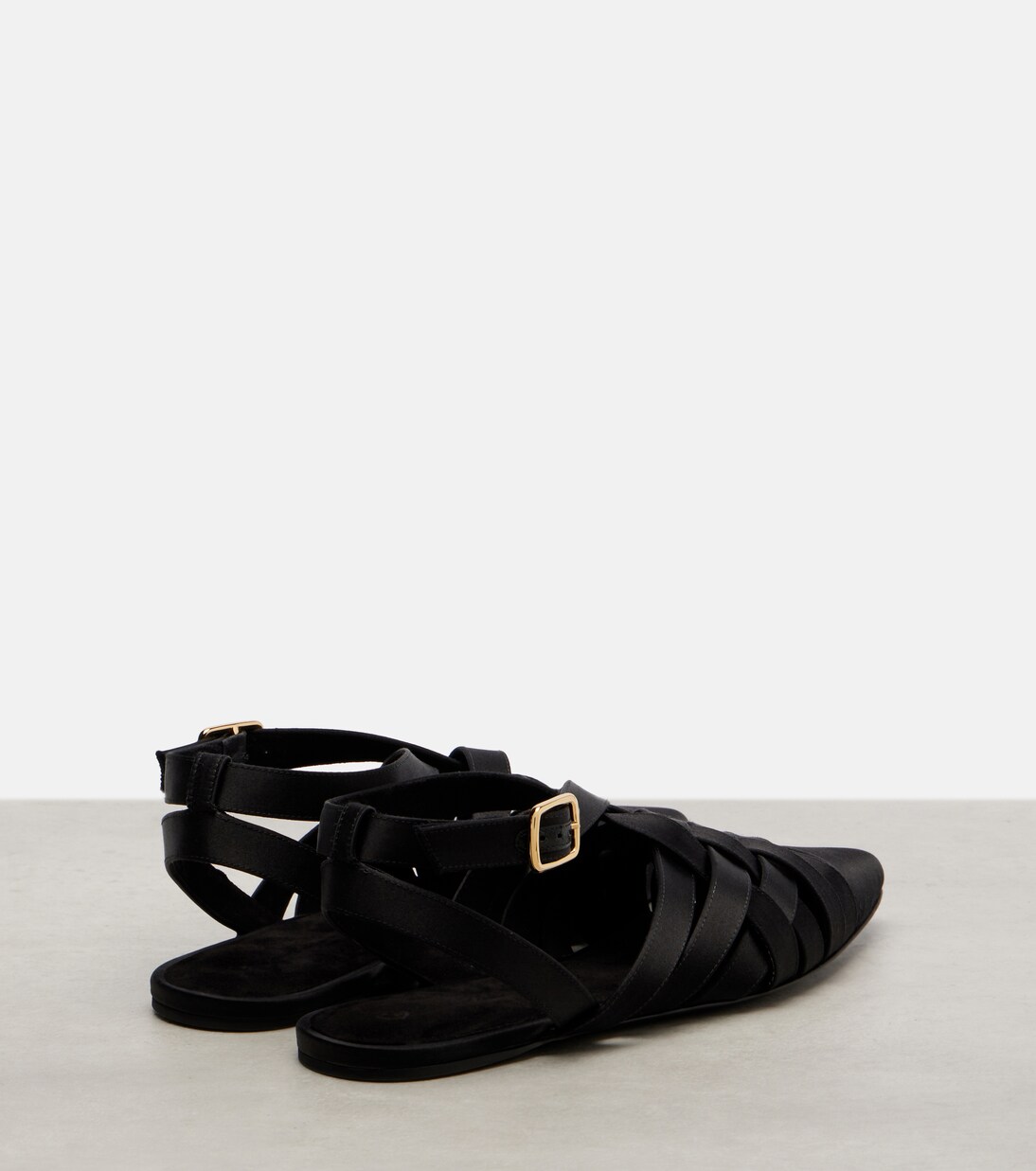 Sandalen Silene aus Satin | Loro Piana