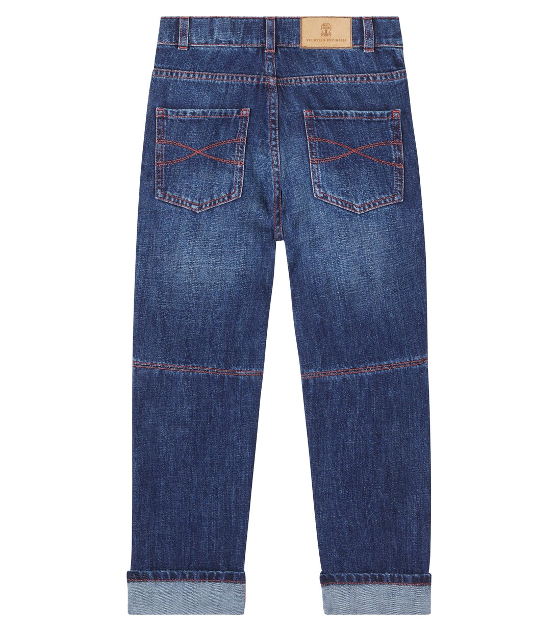 Mid-rise straight jeans | Brunello Cucinelli Kids