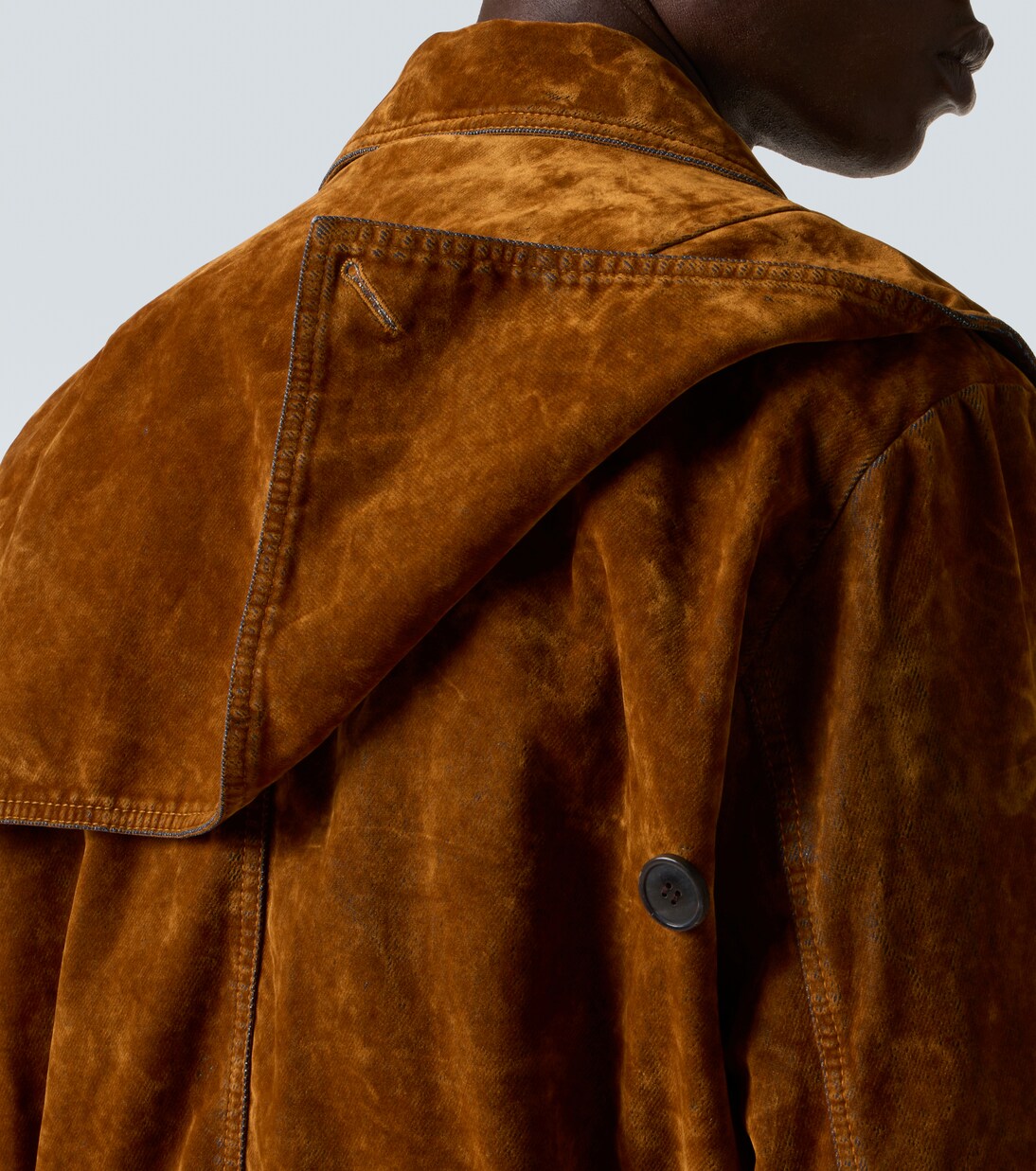 Vassel belted cotton biker jacket | Dries Van Noten