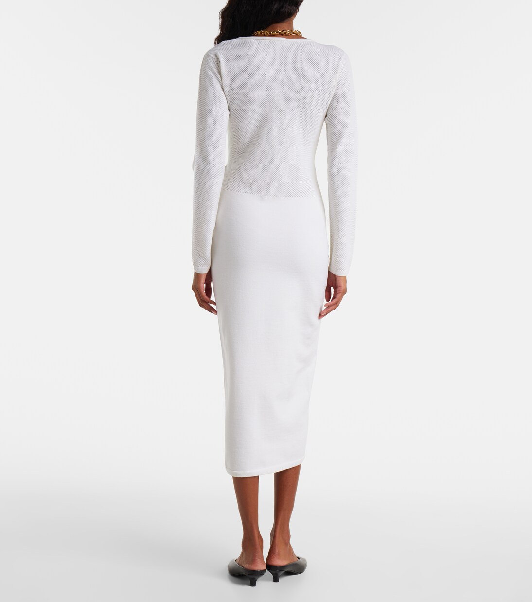Robe midi Sophia en laine mélangée | Max Mara