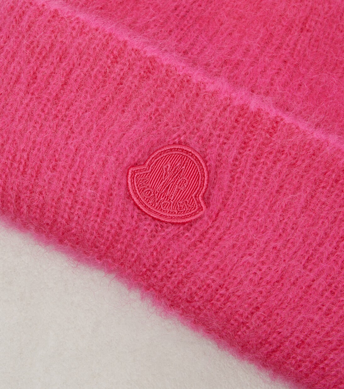 Logo wool-blend beanie | Moncler