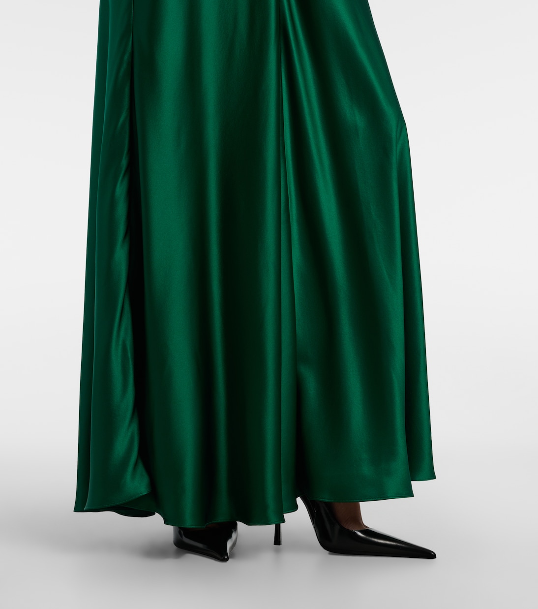 Robe aus Seide mit Spitze und Pailletten | Rodarte