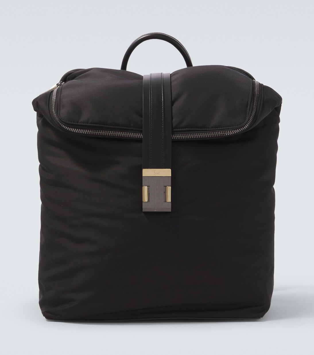 Nox leather-trimmed backpack | Christian Louboutin