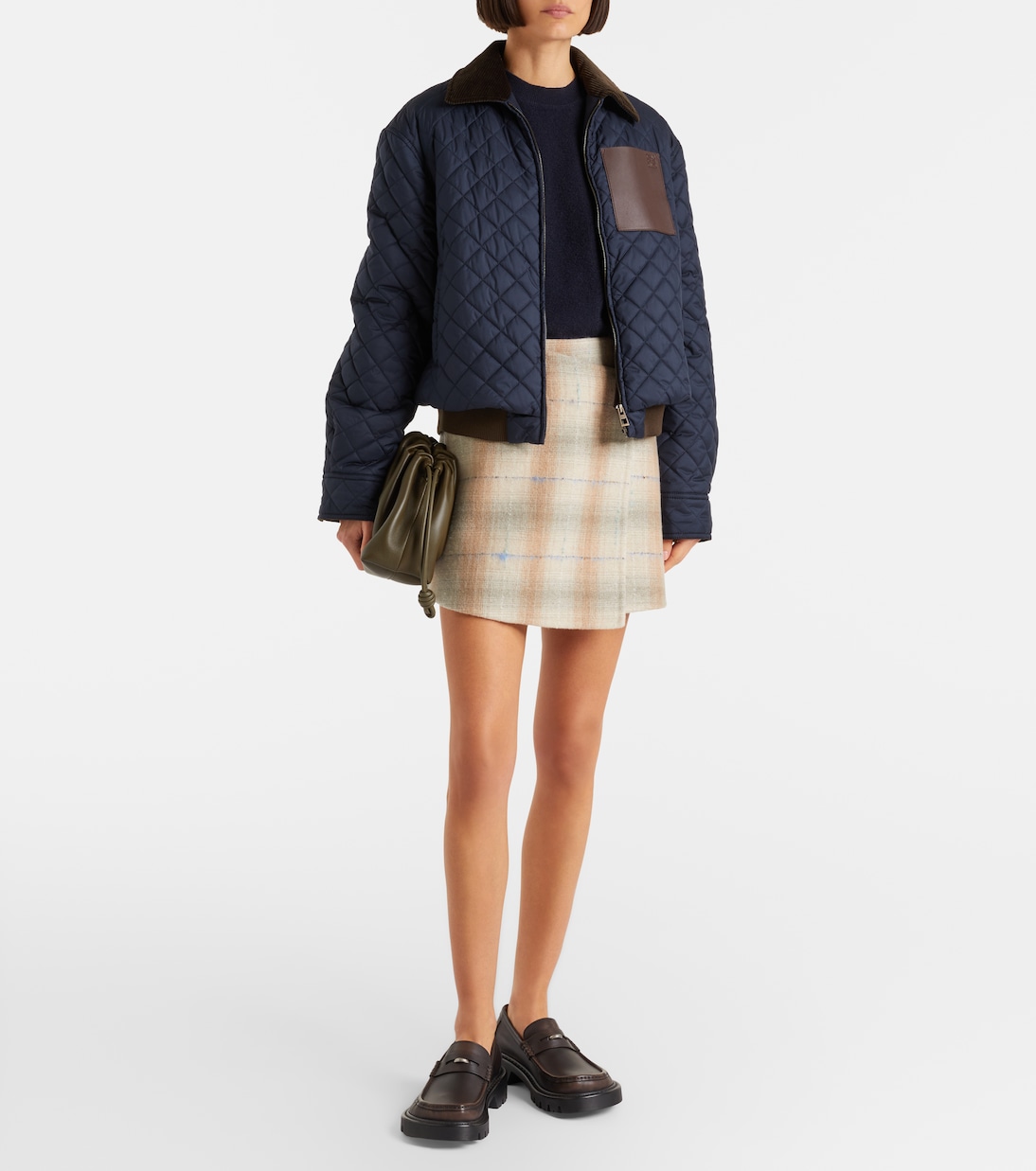 Steppjacke mit Cord | Loewe