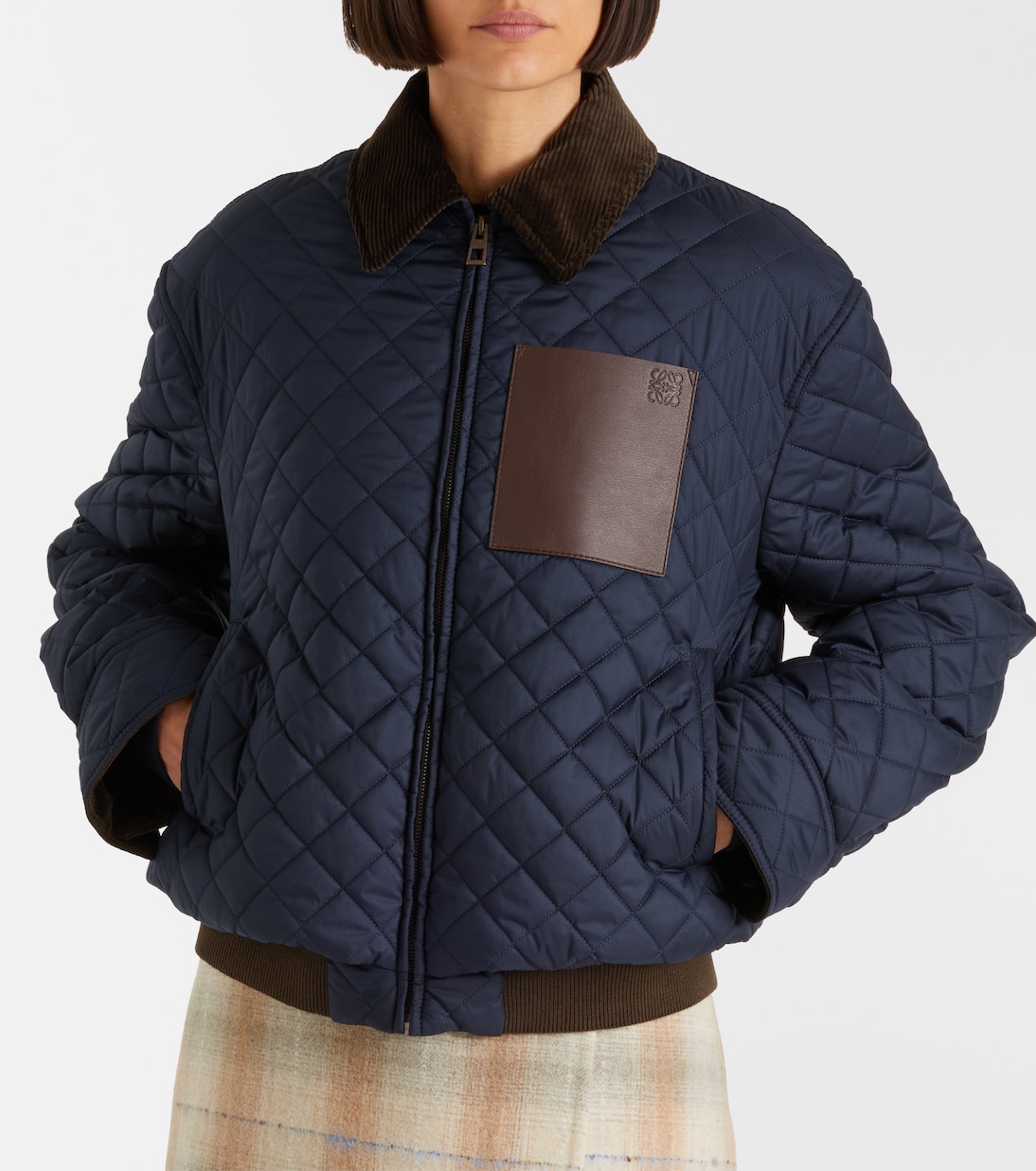 Steppjacke mit Cord | Loewe