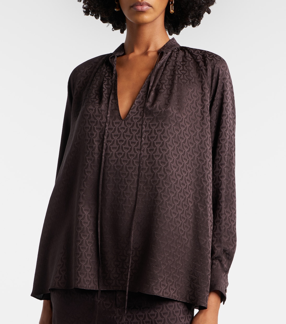 Printed silk shirt | Gucci