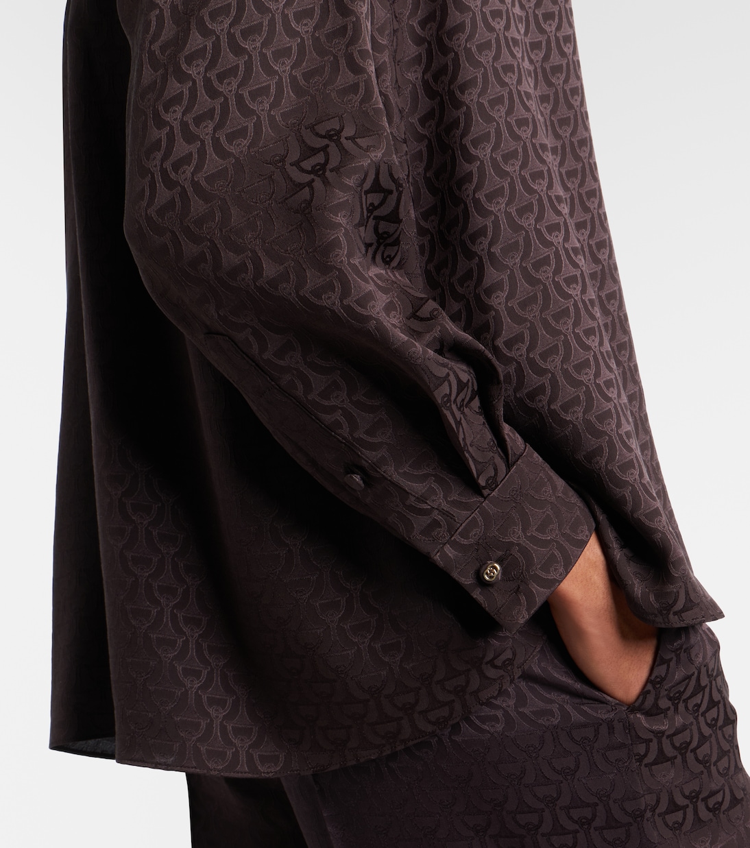 Printed silk shirt | Gucci