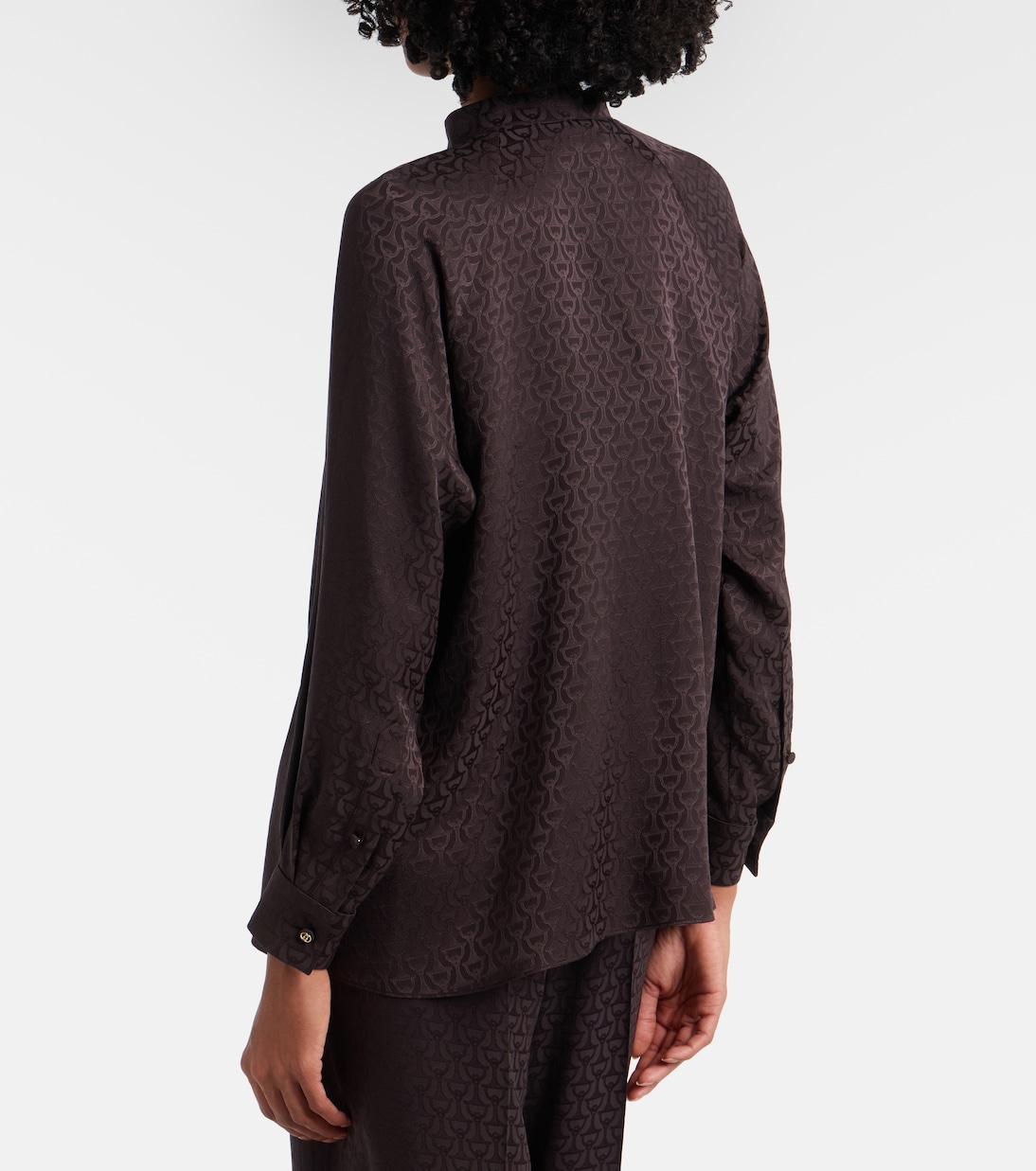 Printed silk shirt | Gucci