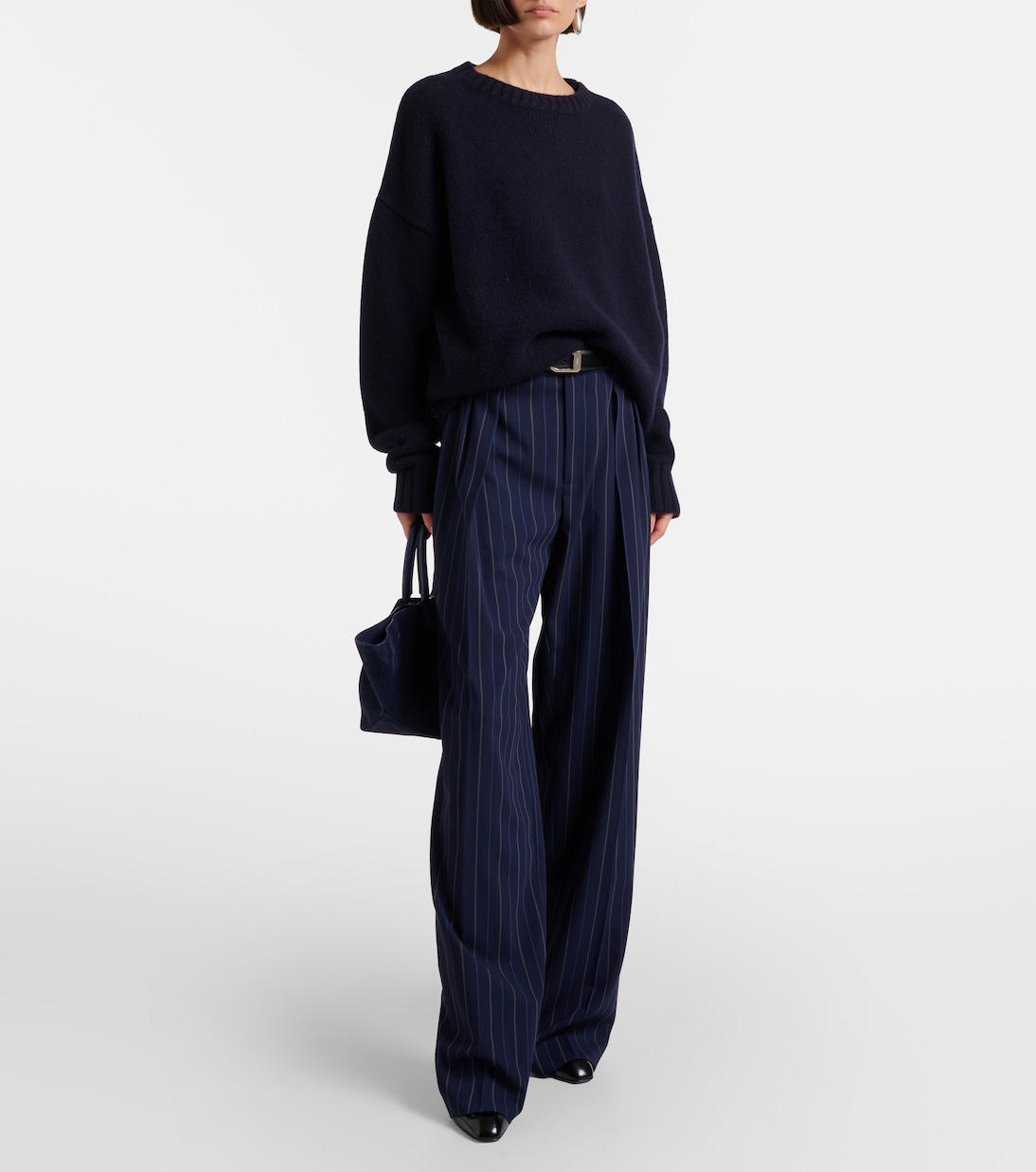 New York Midi suede tote bag | DeMellier