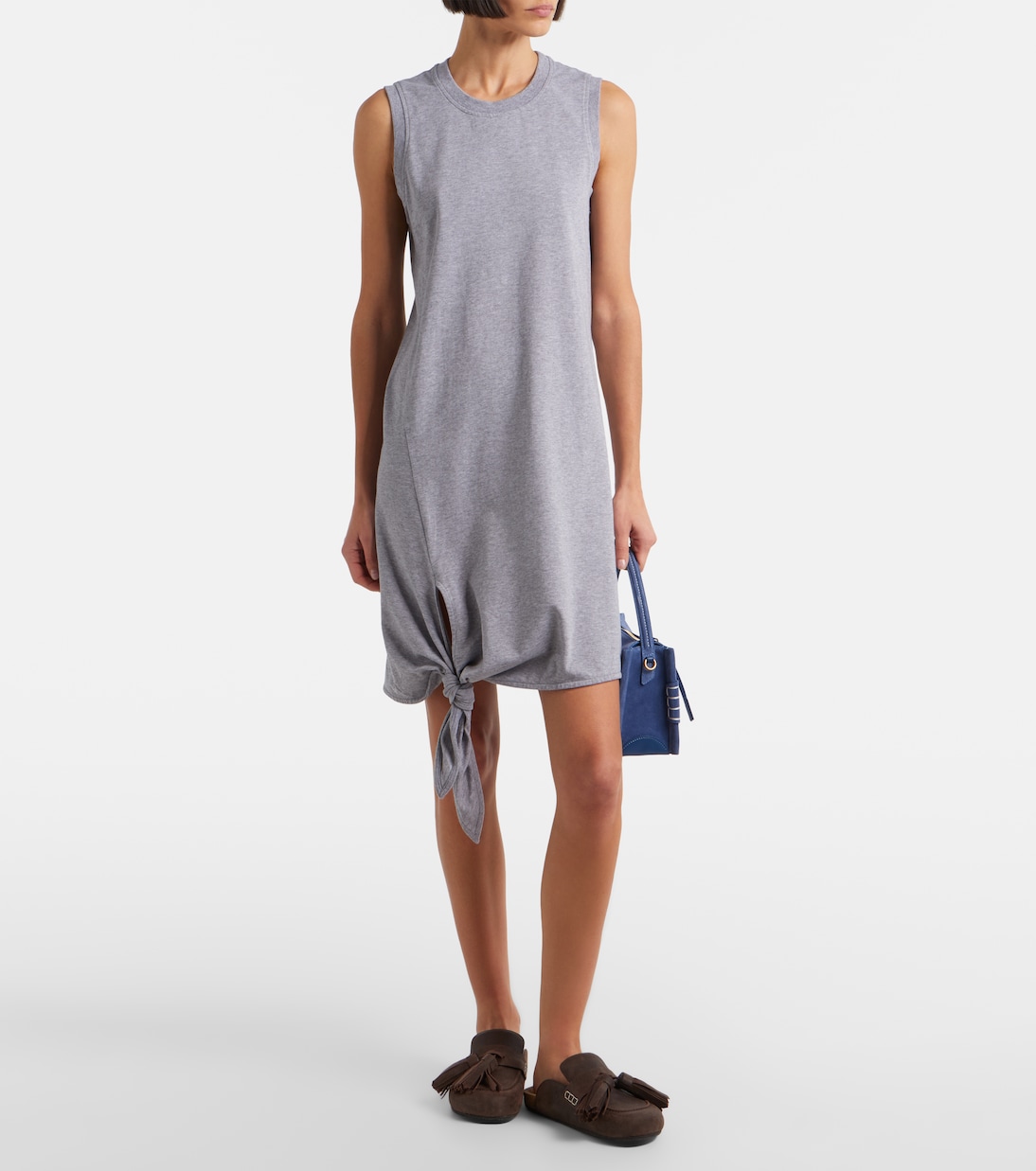 Cotton jersey midi dress | JW Anderson