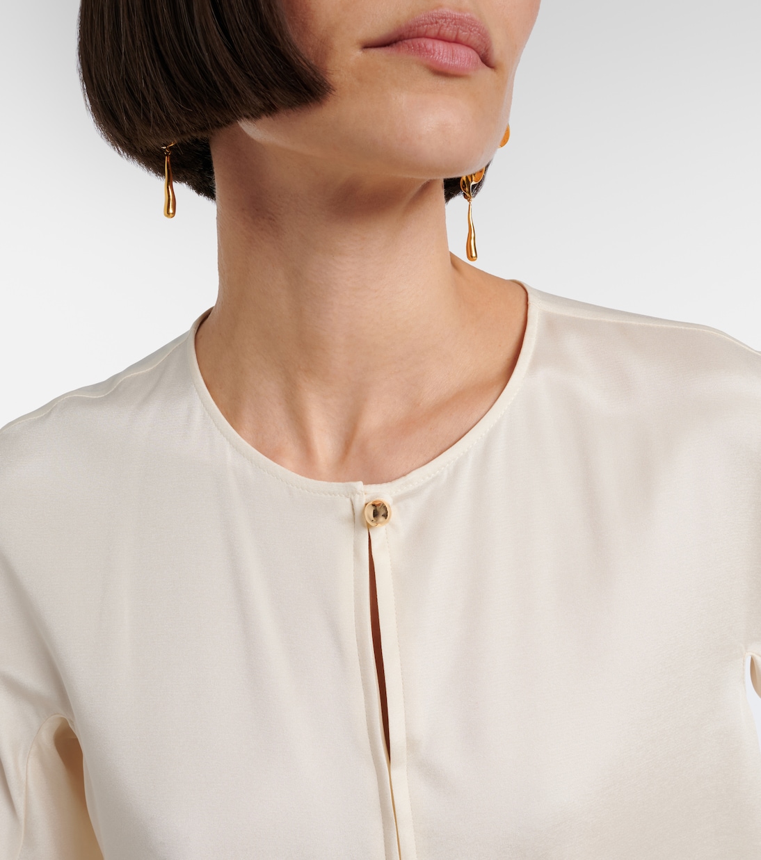 Mitico silk-blend cady top | Max Mara