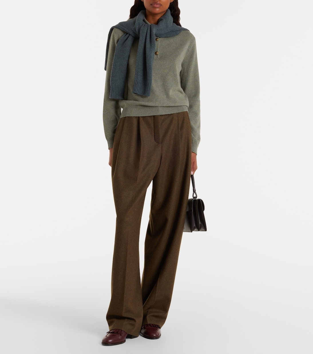 Classic cashmere polo sweater | Loro Piana