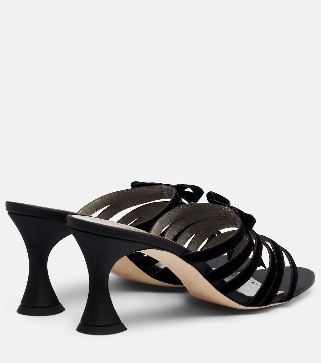 Clementel 70 velvet mules | Manolo Blahnik