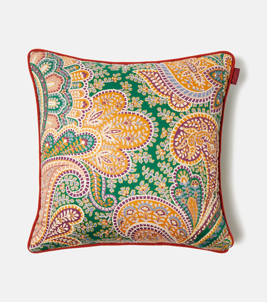Paisley floral cotton cushion  | Etro