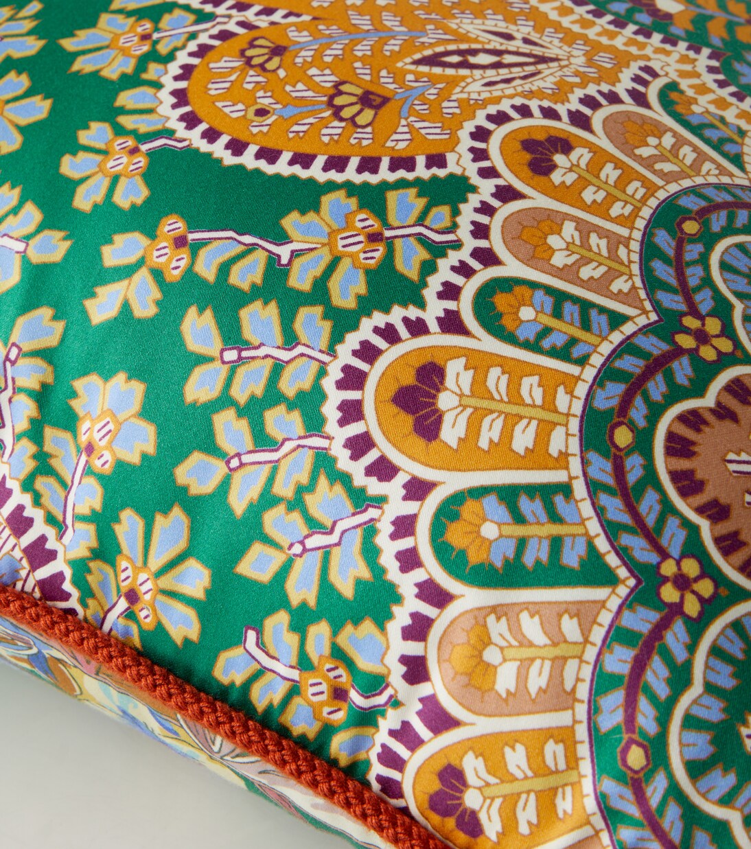 Paisley floral cotton cushion  | Etro