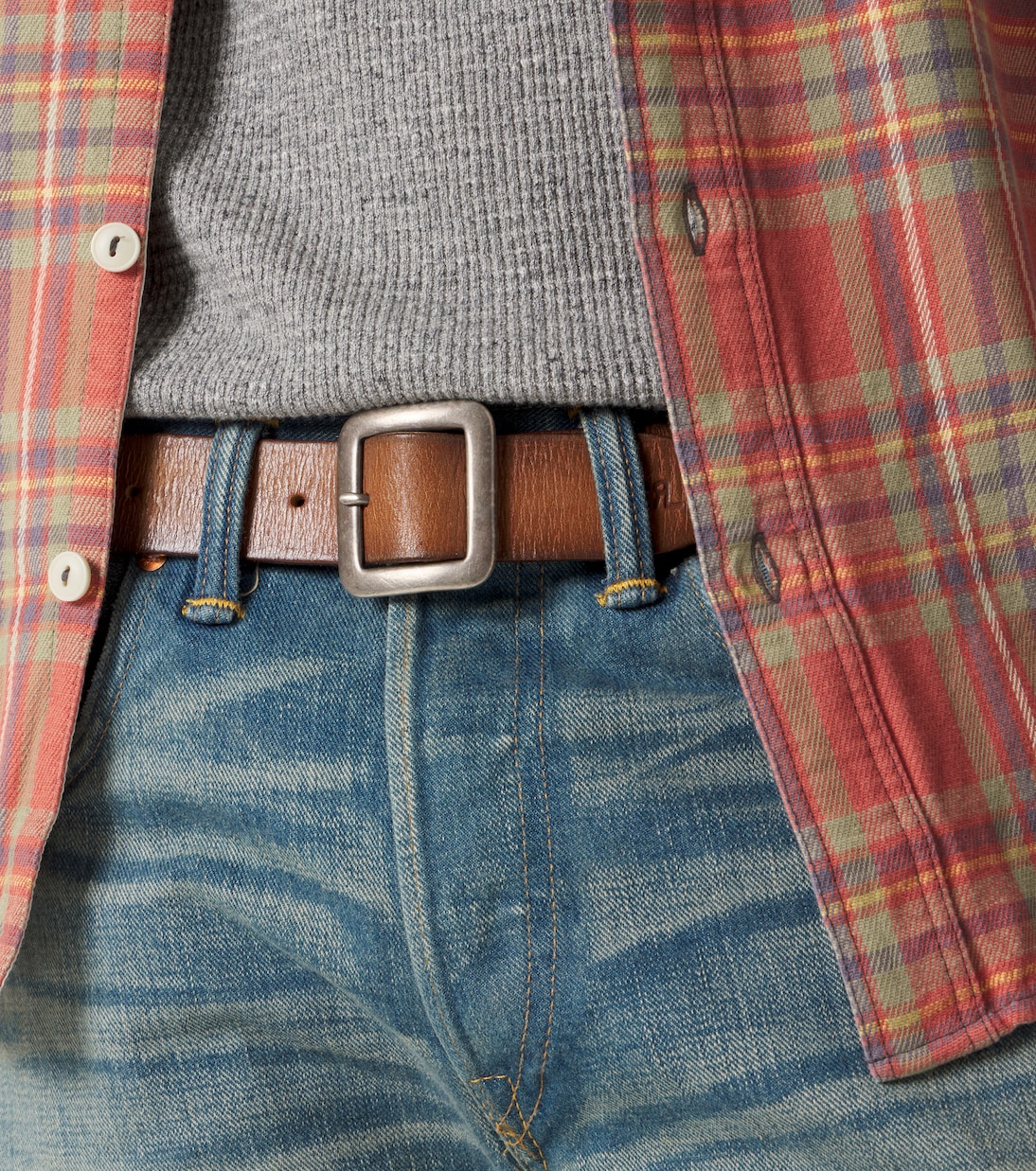 New Burling leather belt | RRL
