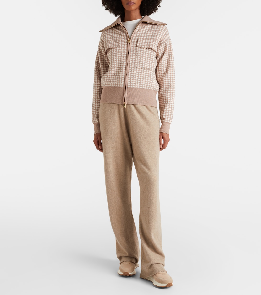 Ablett houndstooth jacquard jacket | Varley