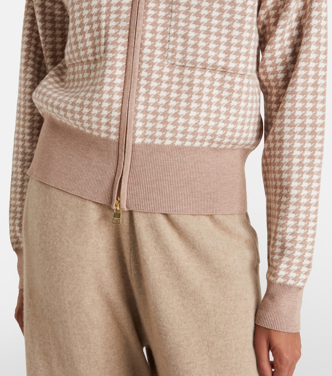 Ablett houndstooth jacquard jacket | Varley