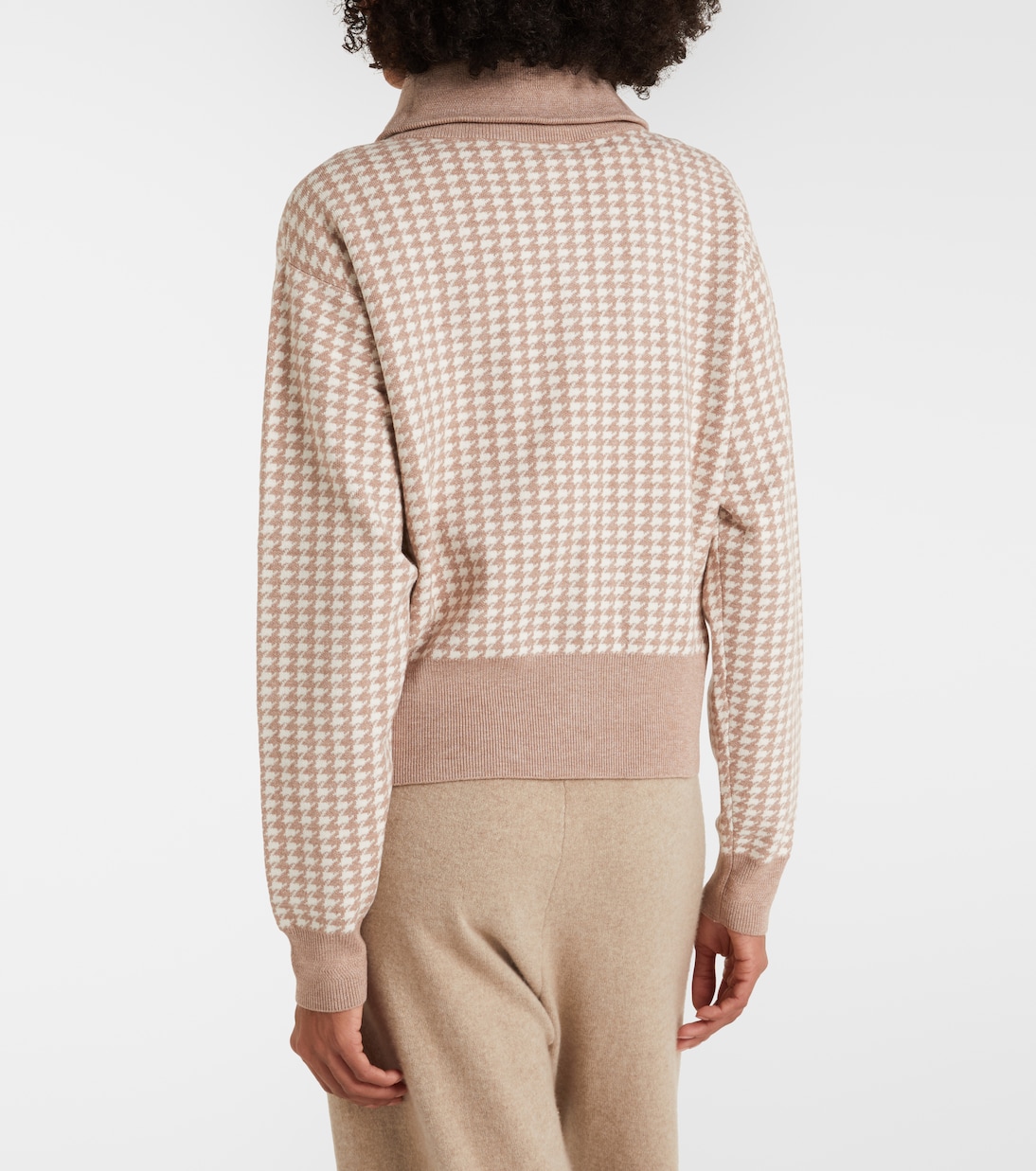 Ablett houndstooth jacquard jacket | Varley