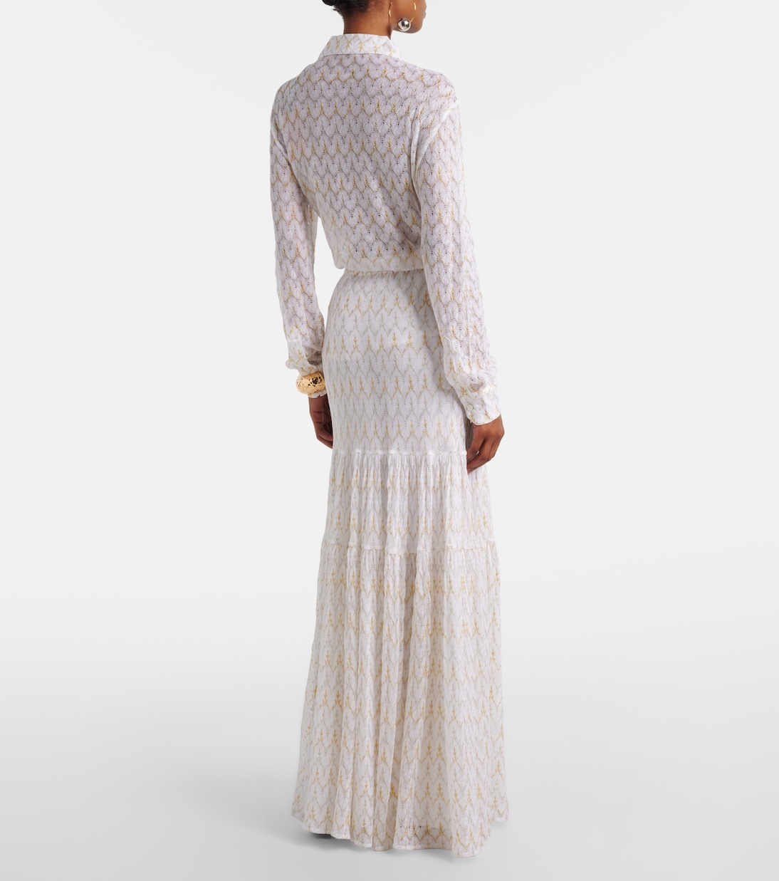 Jupe longue en lamé | Missoni