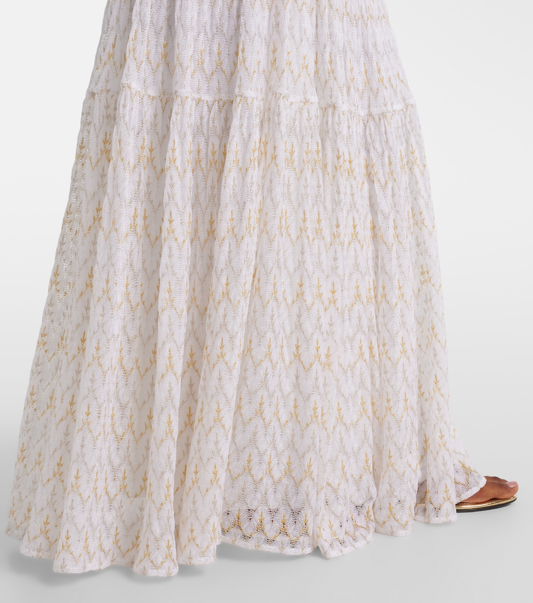 Jupe longue en lamé | Missoni