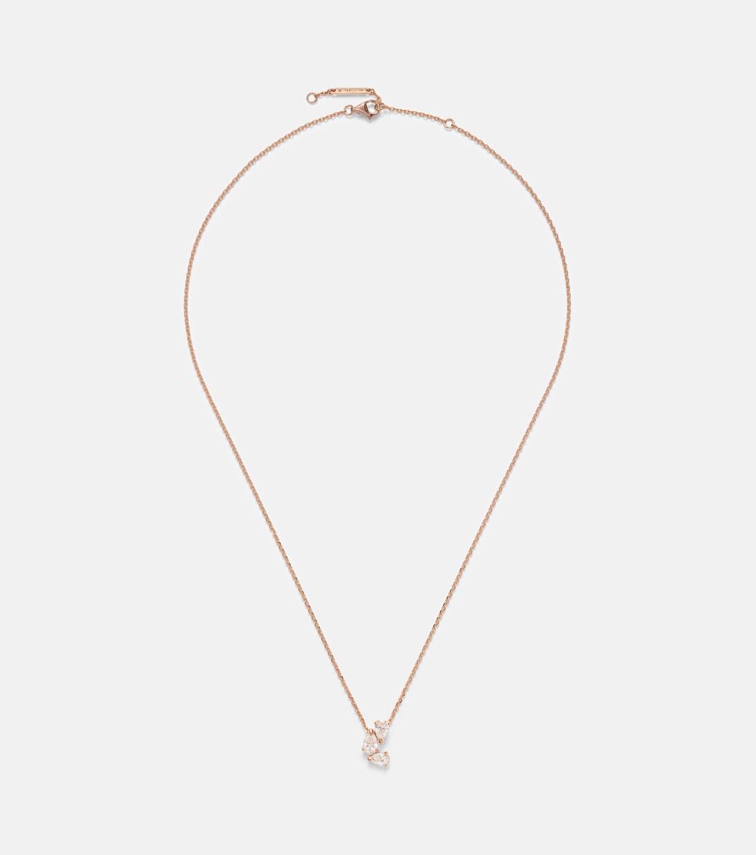Halskette Serti Sur Vide aus 18kt Roségold mit Diamanten | Repossi
