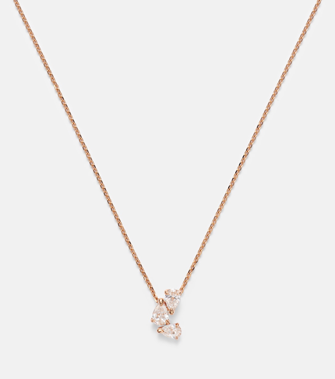 Halskette Serti Sur Vide aus 18kt Roségold mit Diamanten | Repossi