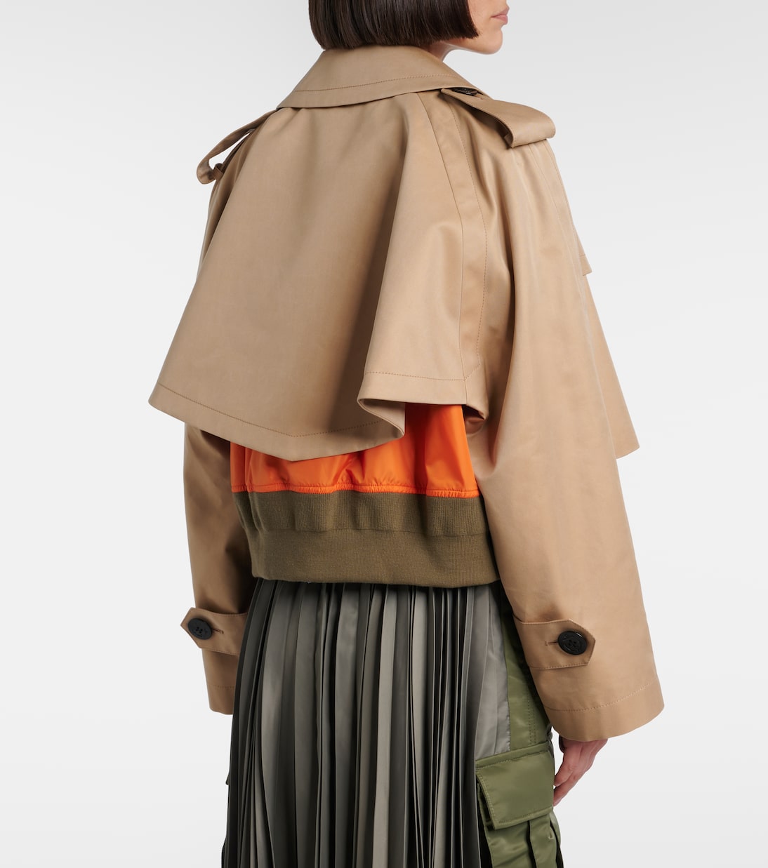 Padded cotton-blend bomber jacket | Sacai