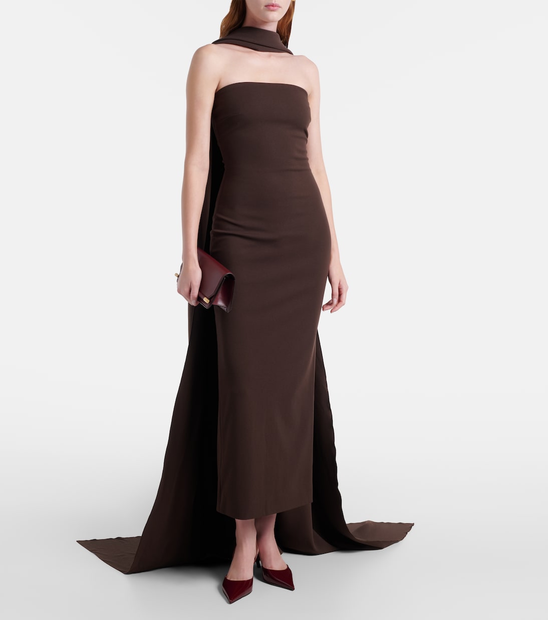 Martine scarf-detail cocktail dress | Solace London