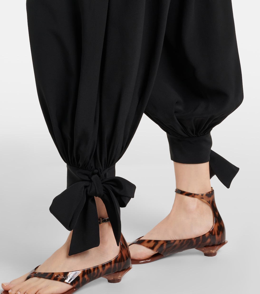 Silk crêpe de chine balloon pants | Chloé
