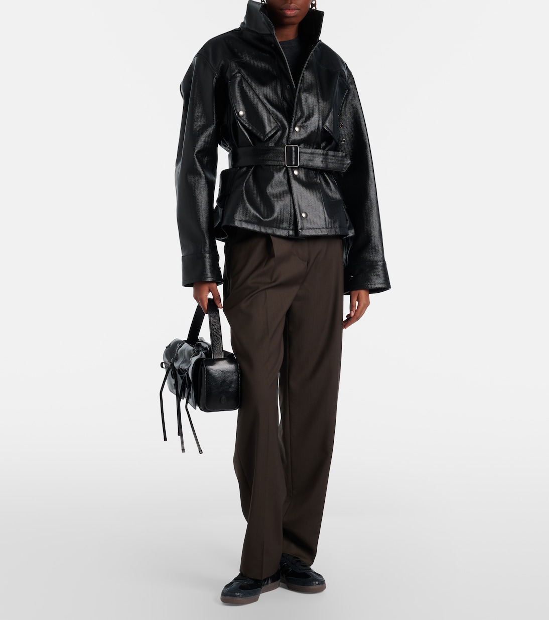 Samba OG calf hair and leather sneakers | Adidas