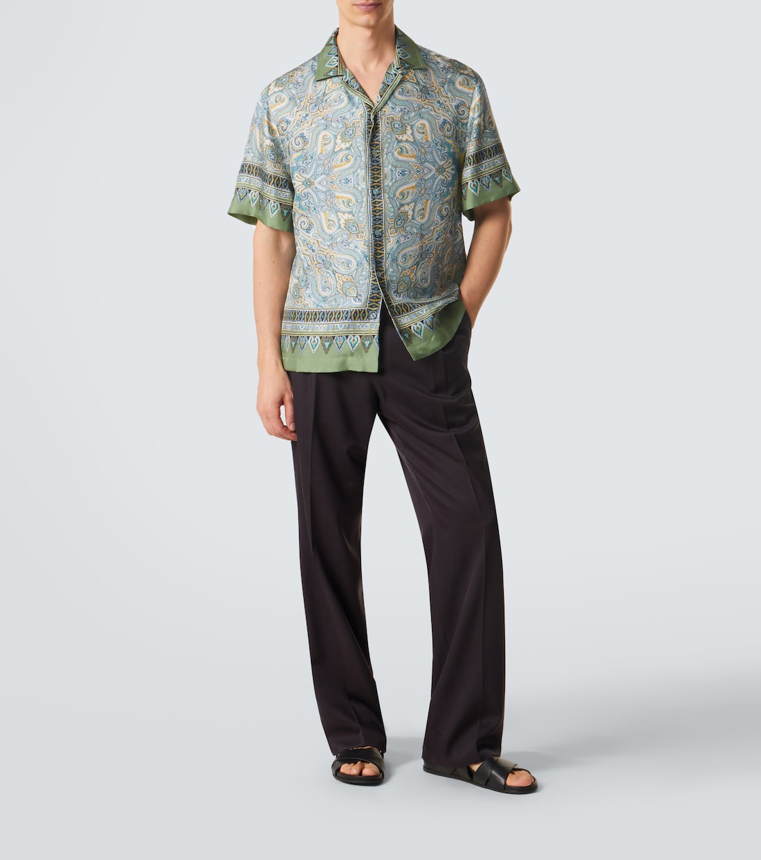 Paisley silk twill shirt | Etro