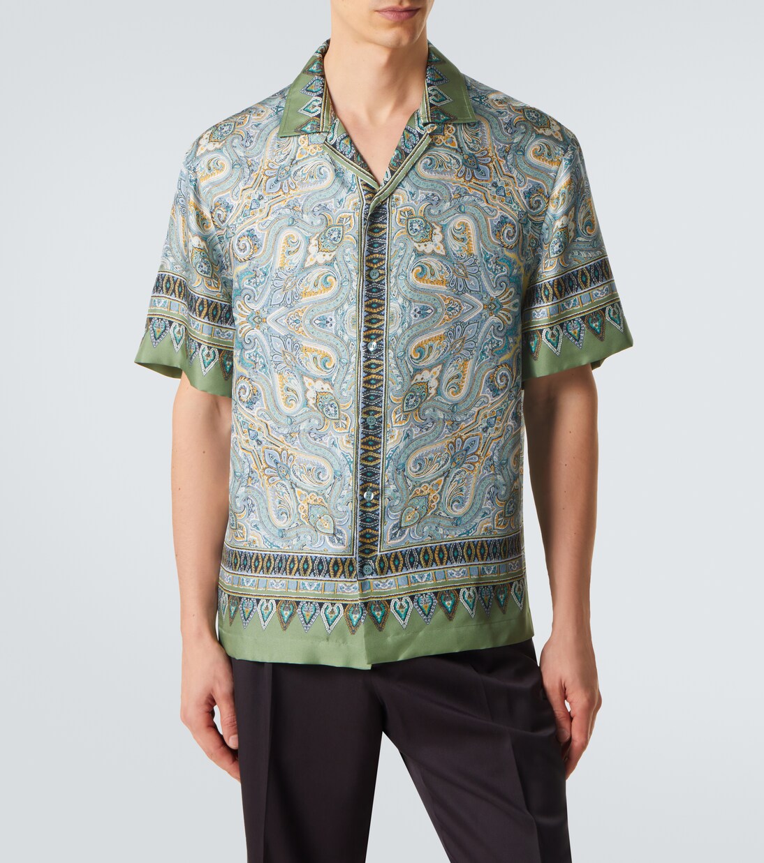 Paisley silk twill shirt | Etro