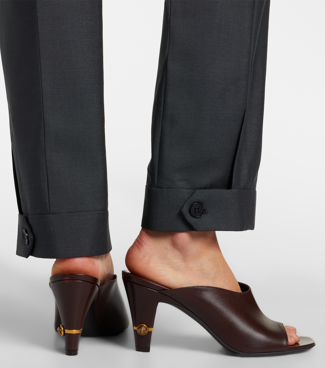 Giulietta leather mules | Versace