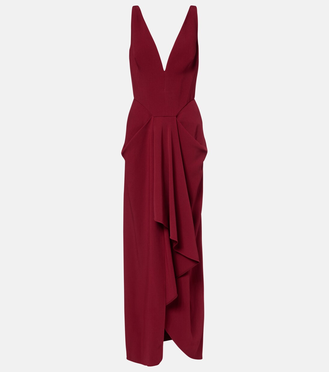 Asymmetrical draped midi dress | Givenchy