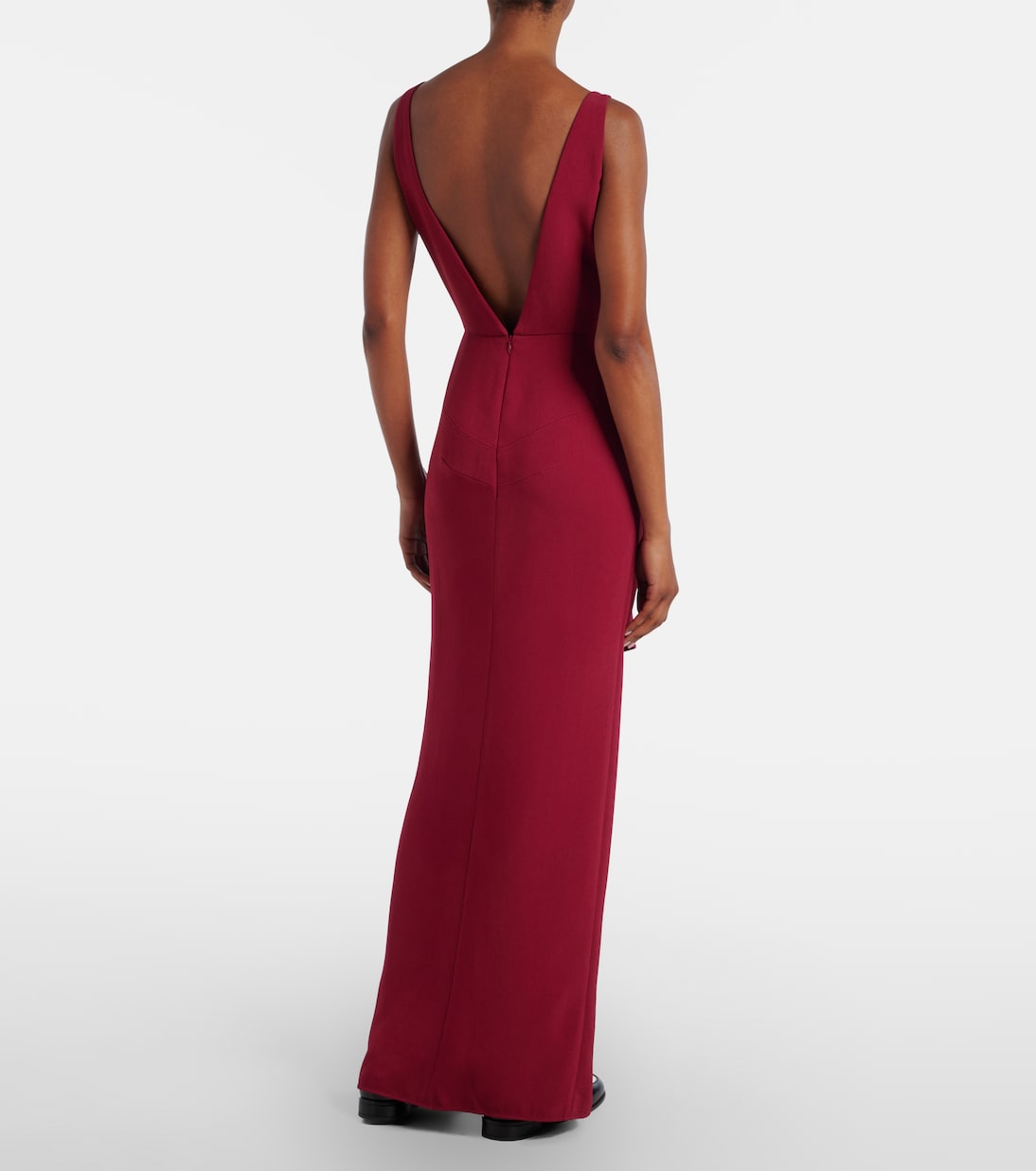 Asymmetrical draped midi dress | Givenchy