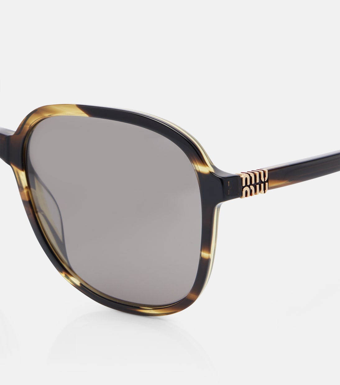 Logo oversized sunglasses | Miu Miu