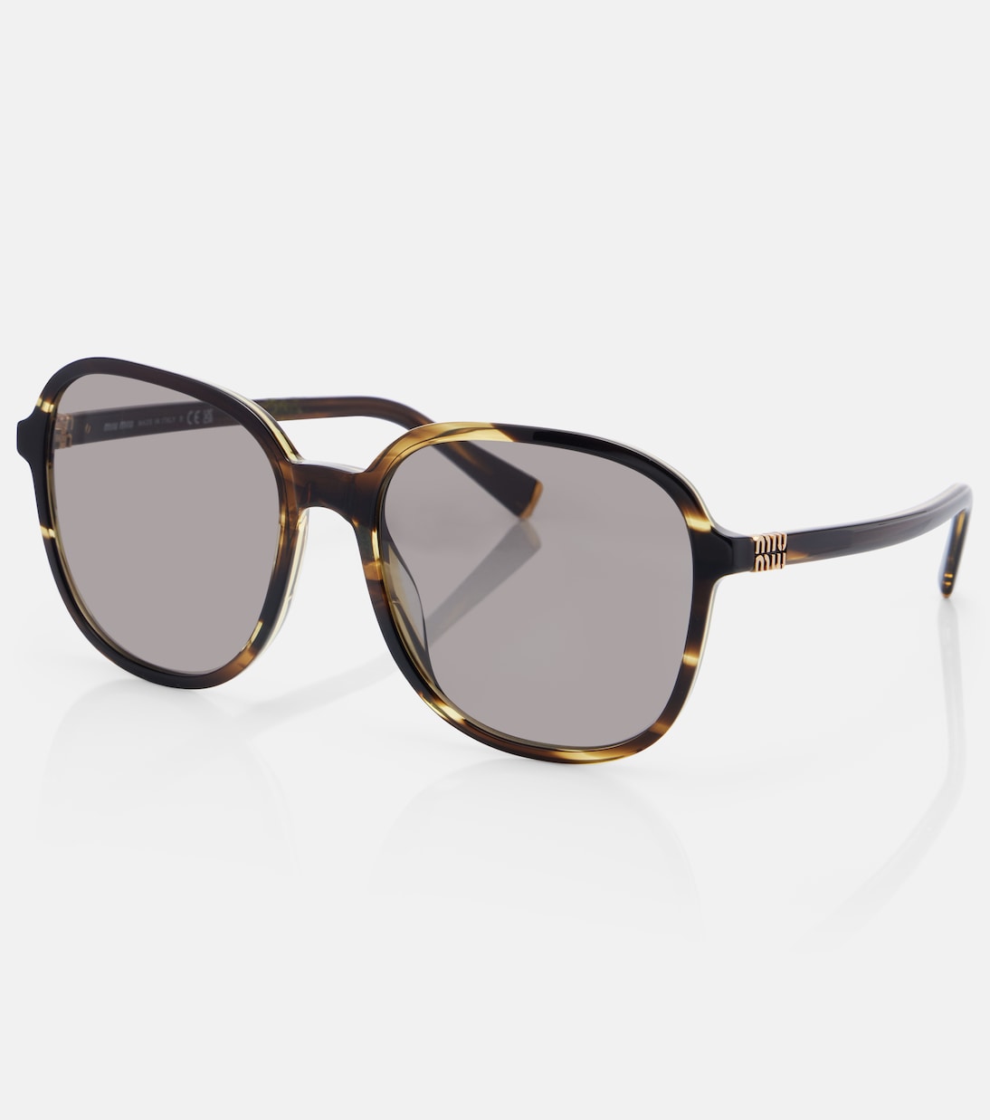 Logo oversized sunglasses | Miu Miu