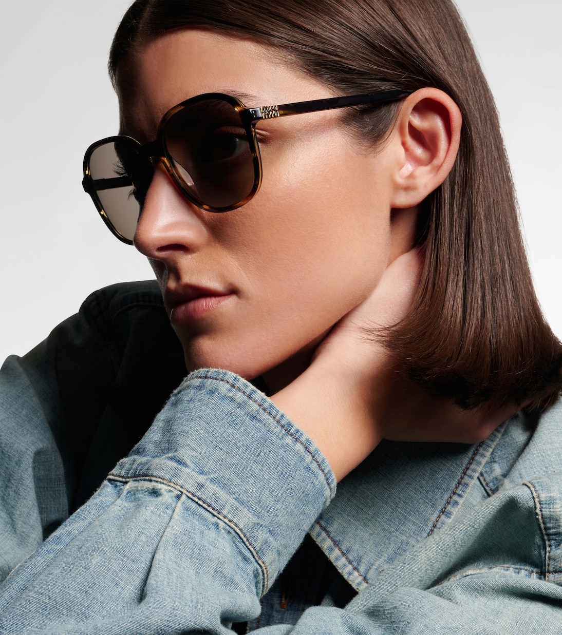 Logo oversized sunglasses | Miu Miu