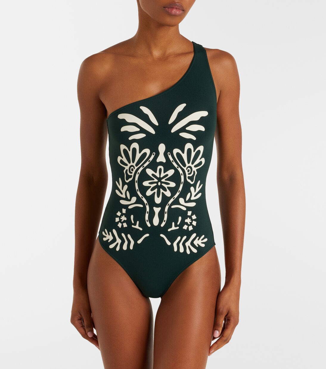 Gemme printed one-shoulder swimsuit | Eres