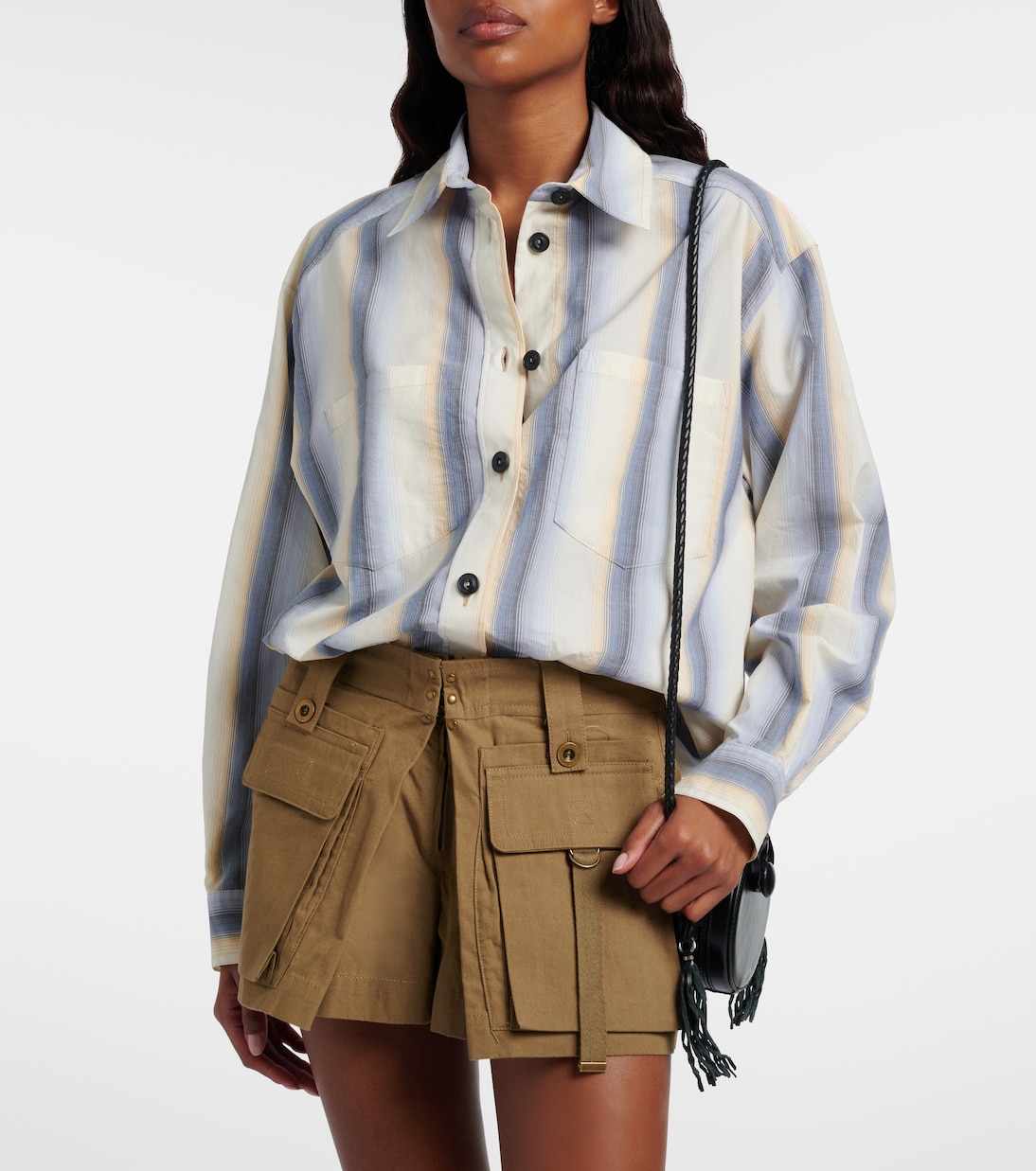 Camisa Mahvane de algodón a rayas | Isabel Marant