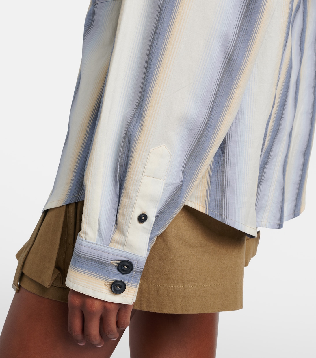 Camisa Mahvane de algodón a rayas | Isabel Marant