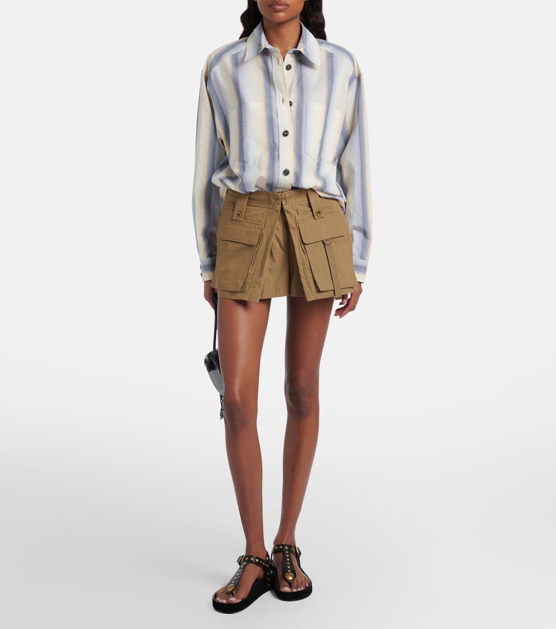 Camisa Mahvane de algodón a rayas | Isabel Marant