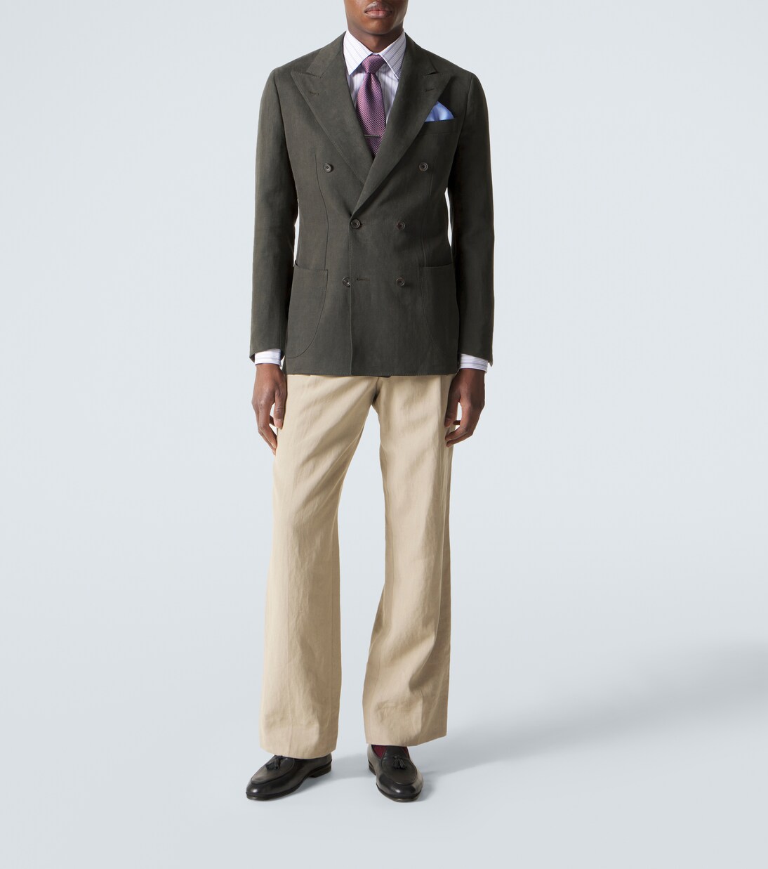 Striped cotton poplin shirt | Charvet